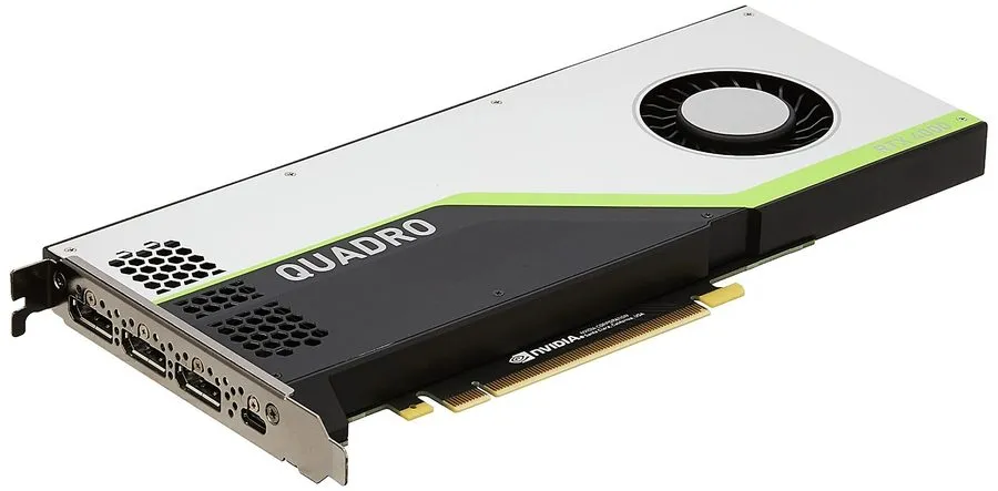 GPU-ускоритель N6V6F Dell NVIDIA Quadro RTX 4000 8GB GDDR6 160W PCIe x16 SW FHFL — фото лота 1