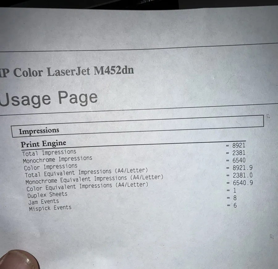 Лазерный принтер HP Color LaserJet Pro M452dn Color Laser Printer Toner Included