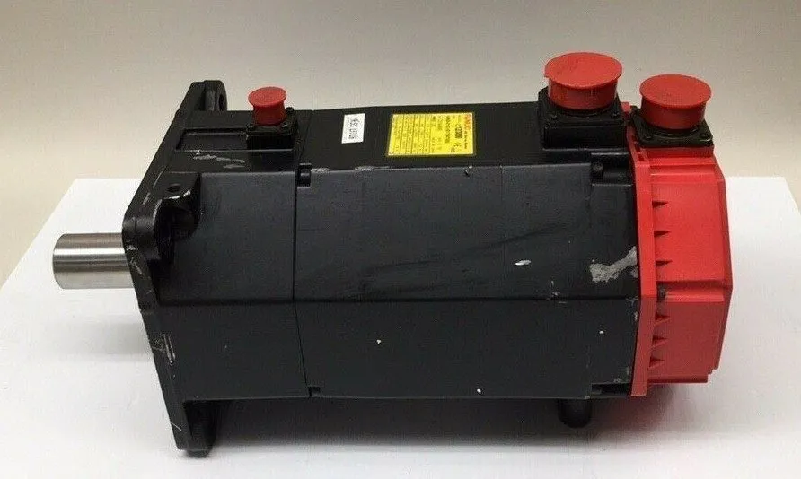 Серводвигатель GE FANUC AC SERVO MOTOR A06B-0143-B075#7008 A12/3000 3PH 2.8KW 30 — фото лота 2