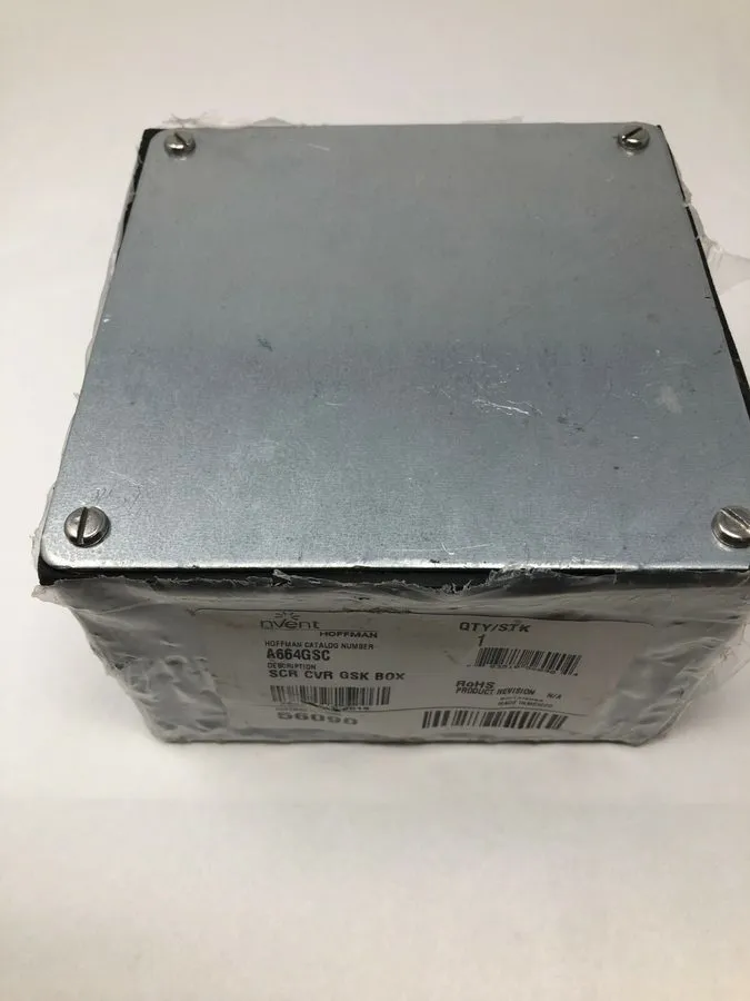 Монтажный шкаф Hoffman Nvent A664GSC SCR CVR GSK Box 6.00" x 6.00" x 4.00" Steel — фото лота 1