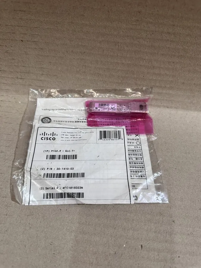 Трансивер in Clamshell Cisco GLC-T 30-1410-03 / 04 SFP Transceivers