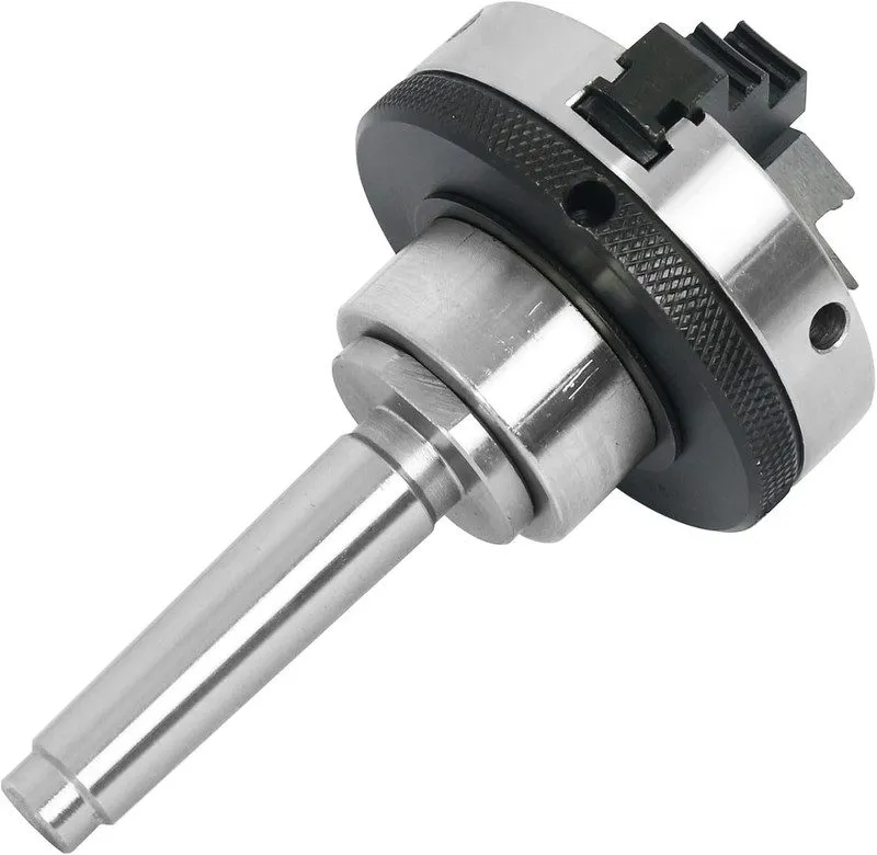 Режущий инструмент 3-Inch 3-Jaw Wood Lathe Chuck with MT-1/MT-2 Arbor and 1x8 TP — фото лота 1