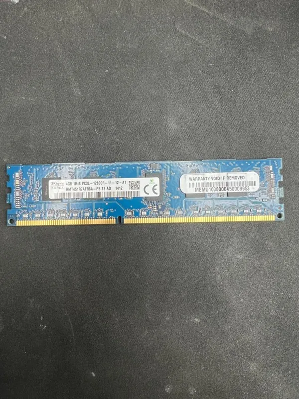Модуль памяти SK hynix 4GB 1Rx8 PC3L-12800R DDR3 1600 MHz Server RAM HMT451R7AFR