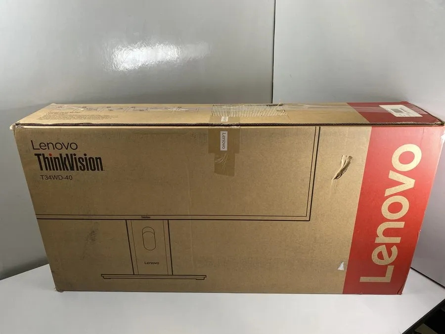 Монитор Lenovo ThinkVision T34WD-40 34" 2160p 120Hz Curved Screen LED Monitor- B