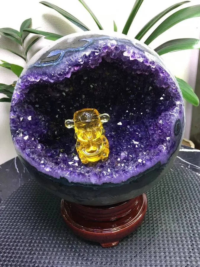 Лабораторный прибор 20.46LB TOP Natural amethyst geode quartz cluster crystal ca