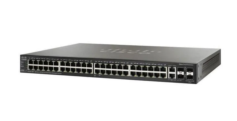 Коммутатор Cisco SF500-48P 48-Port Gigabit PoE+ Managed Switch Layer 3 â€‘