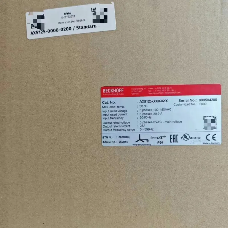 Сервопривод AX5125-0000-0200