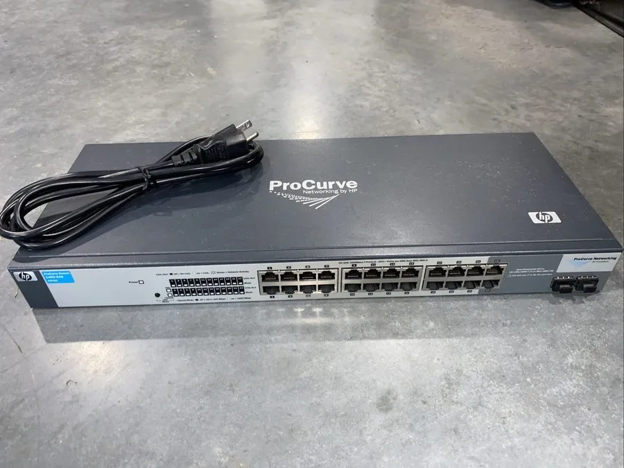 Коммутатор HP ProCurve 1400-24G 24-Port Gigabit Switch J9078A INCL BRACKETS