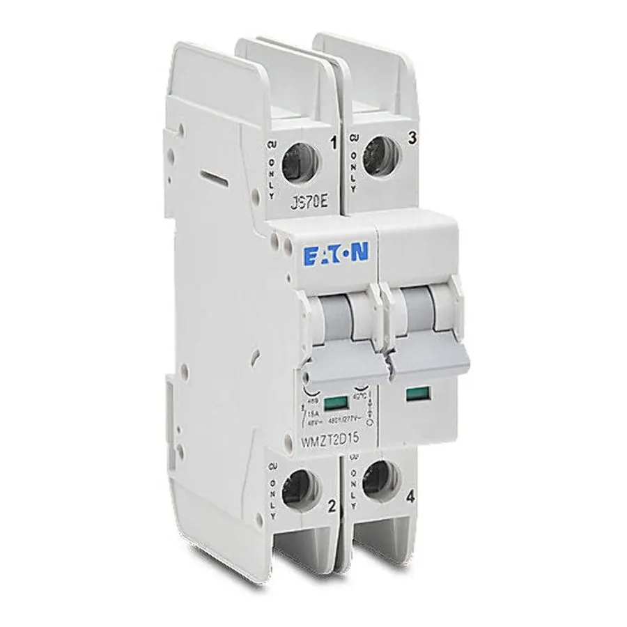Автоматический выключатель WMZT2D15 Eaton 15A 480V 2-Pole Current Limiting Minia — фото лота 1