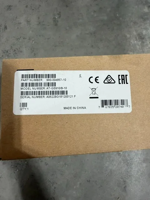 Коммутатор Allied Telesis Centercom AT-GS910/8-10 Ethernet Switch (8 Ports)