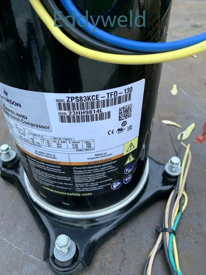 Компрессор Copeland Scroll ZPS83KCE-TFD-130 83,000 BtuH Compressor 460V 3Ph 410 
