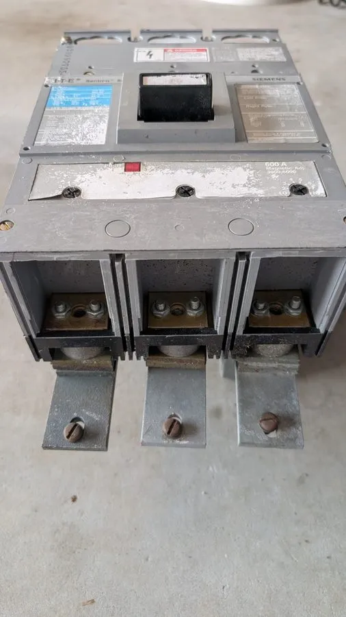 Автоматический выключатель Siemens Sentron LXD63B600 Main Breaker 600A 3-Pole 60 — фото лота 2