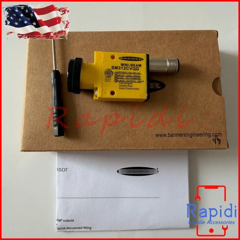Фотоэлектрический датчик Banner Sm312cvqd Mini-Beam Photoelectric Sensor