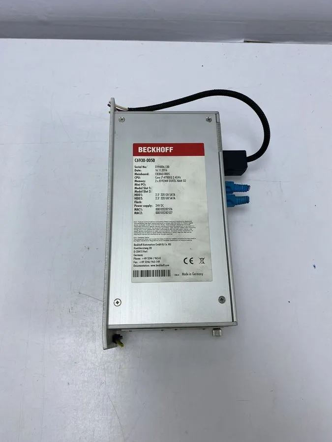 Промышленный компьютер BECKHOFF C6930-0050 C6930 INDUSTRIAL PC