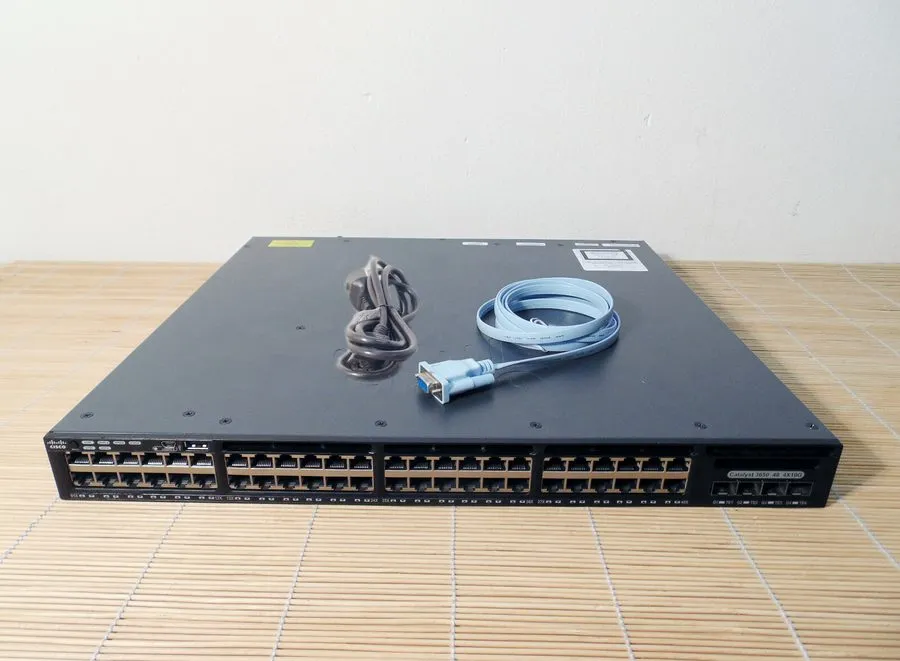 Коммутатор Cisco WS-C3650-48TQ-S Standalone Optional Stacking 48 10/100/1000 Eth