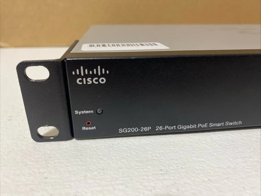 Коммутатор Cisco SG200-26P 26-Port Gigabit PoE Smart Switch 100W Budget