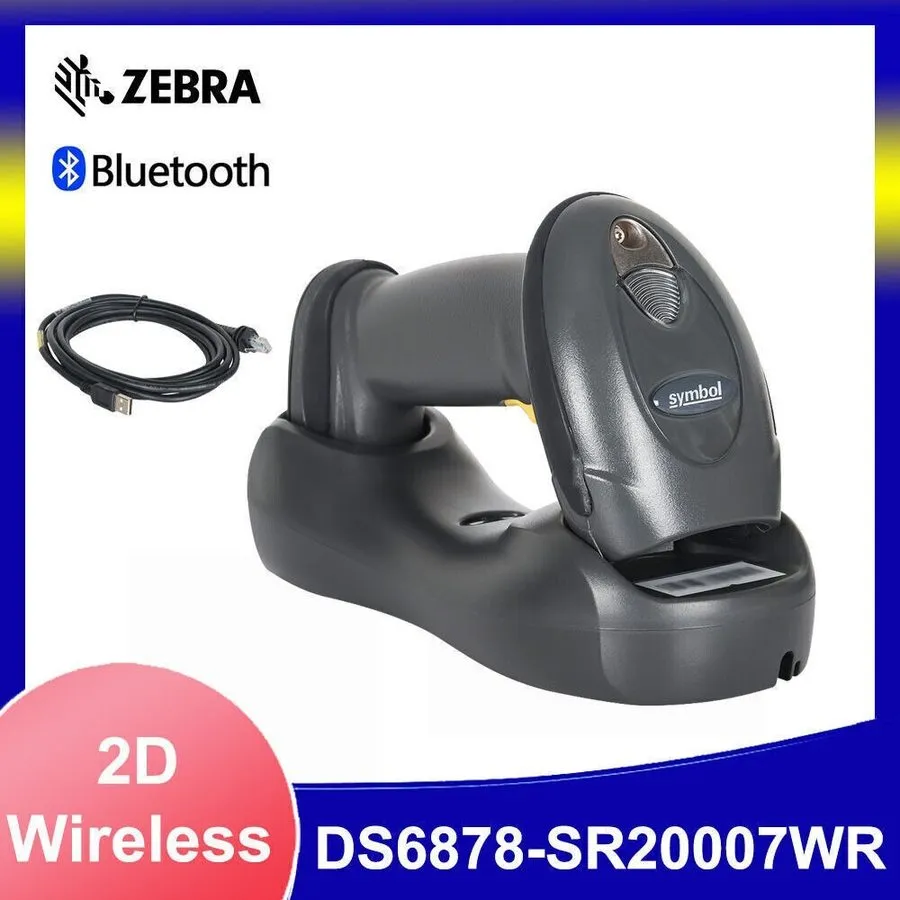 Сканер штрих-кода Zebra Symbol DS6878-SR20007WR USB Wireless Bluetooth Barcode S
