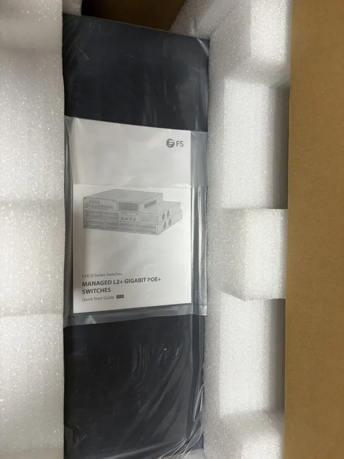 Коммутатор FS S3410-24TS-P 24-Port Gigabit PoE+ Managed Switch with 2 1Gb combo — фото лота 1