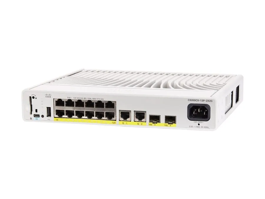 Коммутатор Cisco C9200CX-12P-2X2G-A Switch