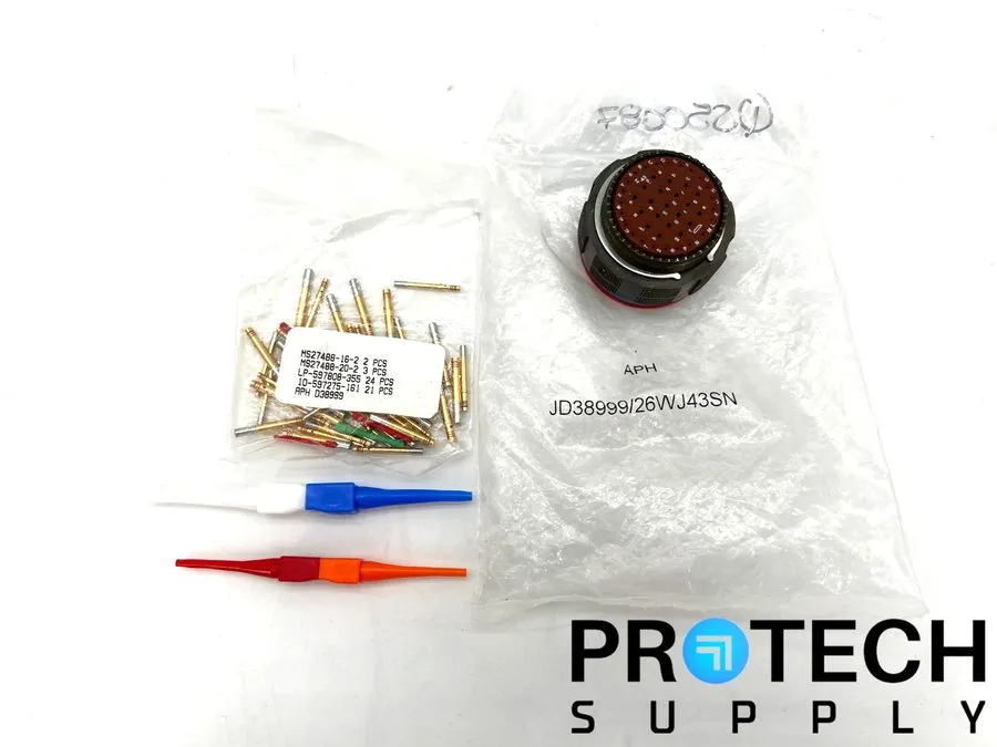 Разъём Amphenol JD38999/26WJ43SN 43 Position Circular Connector Plug