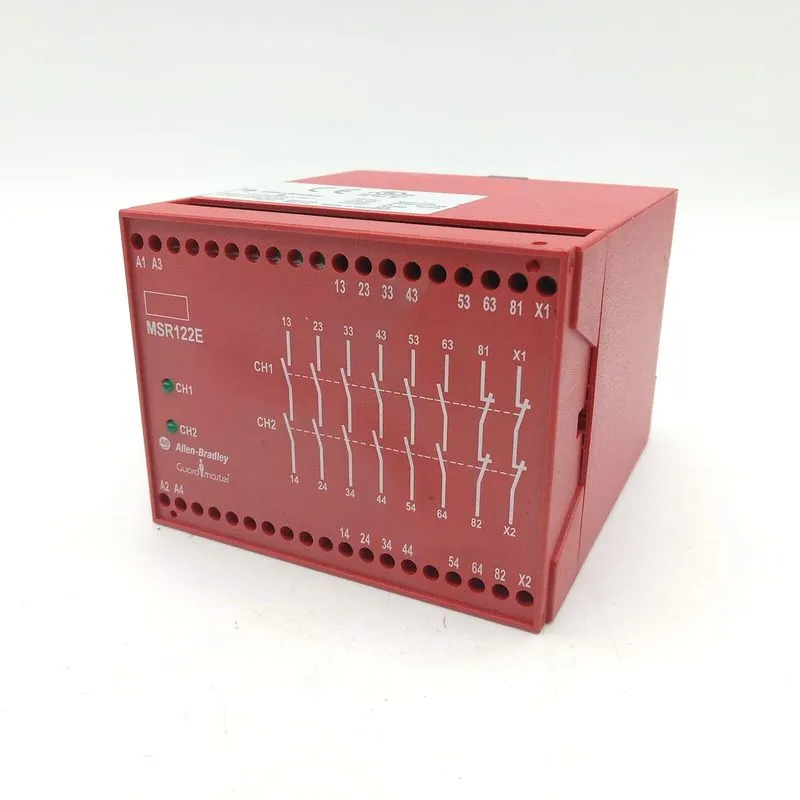 Реле безопасности ALLEN BRADLEY MSR122E GUARDMASTER SAFTY RELAY 440R-E21358 24VA