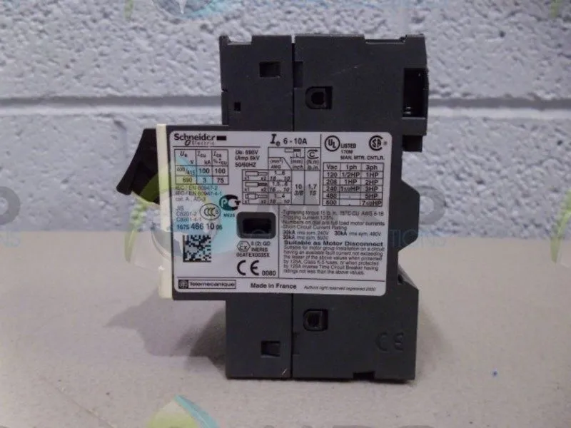 Автоматический выключатель SCHNEIDER GV2ME14 CIRCUIT BREAKER UNMP
