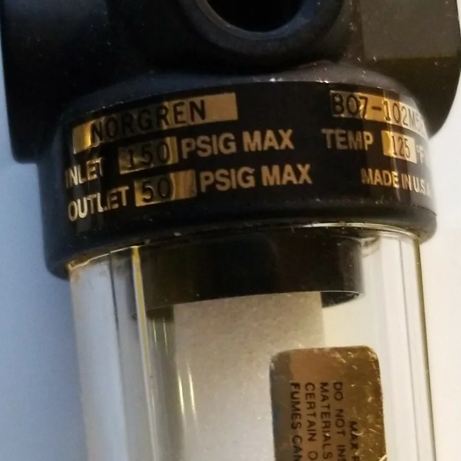 Регулятор давления 1/8 Norgren Pneumatic REGULATOR Kit B07-102-M5EA 150psi temp1