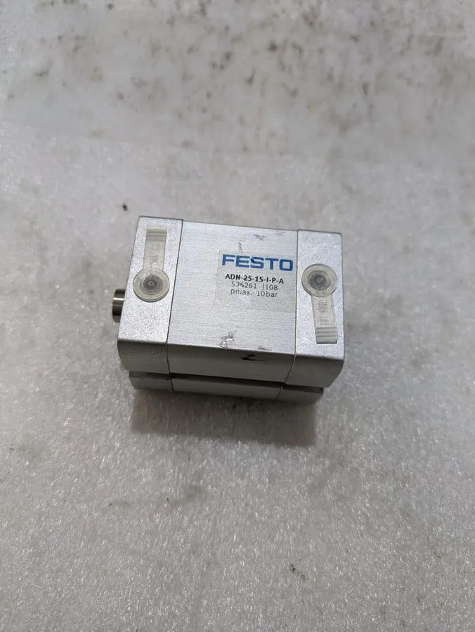 Пневмоцилиндр Festo ADN-25-15-I-P-A 536261 Compact Pneumatic Cylinder 25mm Bore 