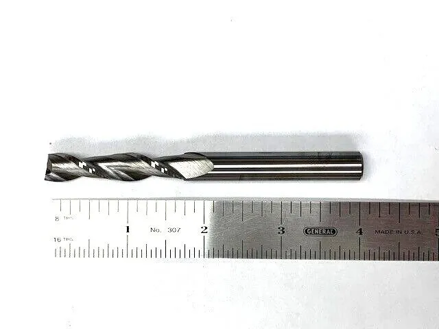 Режущий инструмент 3/8" 2 FLUTE EXTRA LONG LENGTH CARBIDE END MILL 1-3/4" FL X 4