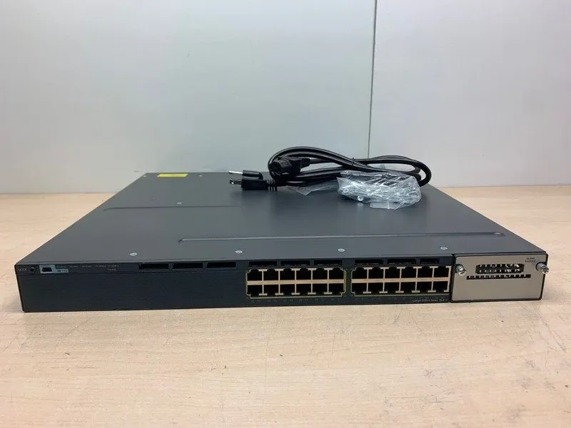 Коммутатор Cisco Catalyst WS-C3560X-24P-S 24-Port PoE+ Switch w/ C3KX-NM-10G