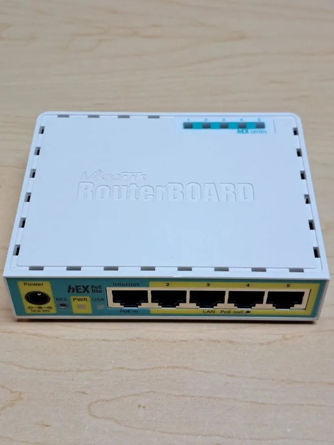 Маршрутизатор Mikrotik RB750UPr2 hEX RouterBOARD PoE Lite 5-Port Ethernet Router