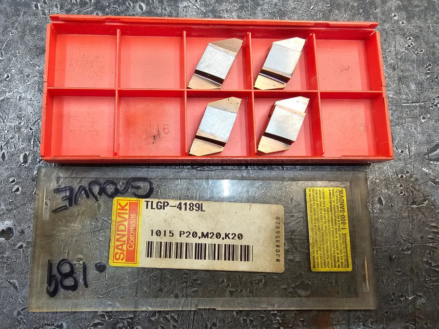 Режущий инструмент Sandvik TLGP-4189L Threading Grooving 1015 Grade Carbide Inse