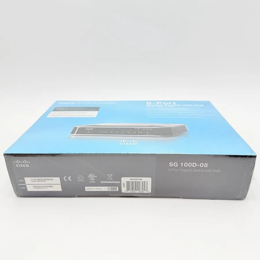 Коммутатор Cisco (SG100D-08) 8-Ports Desktop Ethernet Switch — фото лота 2