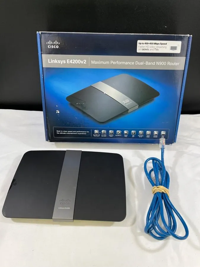 Маршрутизатор Cisco/Linksys E4200V2 450 Mbps 4-Port Gigabit Wireless N Router