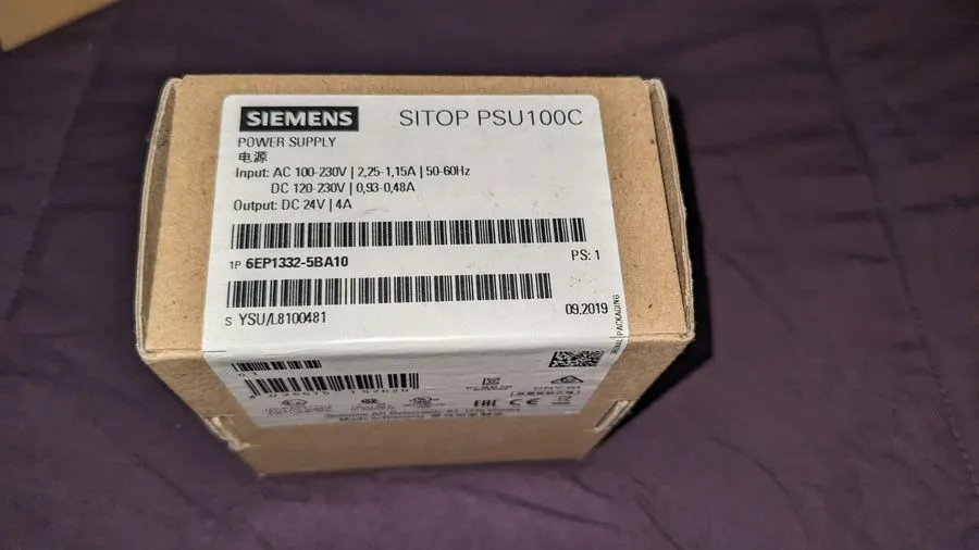 Блок питания SIEMENS 6EP1331-5BA10 SITOP 24 VDC 1.3A POWER SUPPLY