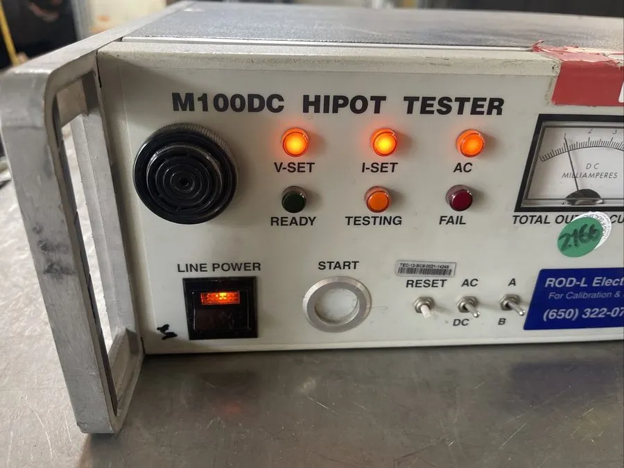 Тестер ROD-L Electronics M100DC-5.5-5 DC Hipot Tester, 5.5kV/5mA — фото лота 2