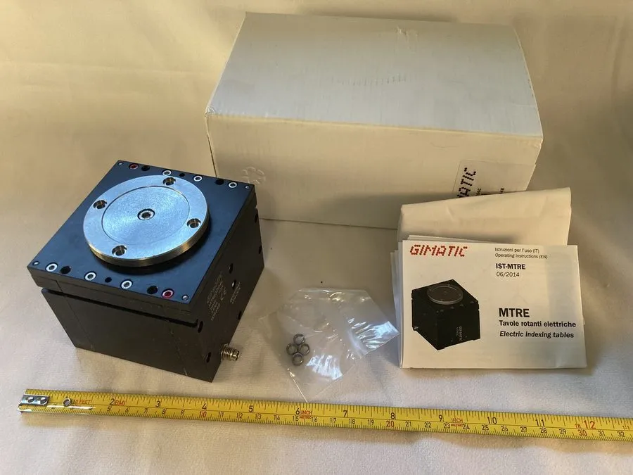 Поворотный стол Gimatic MTRE3204C Electric Rotary Table indexer Actuator Stage,  — фото лота 2