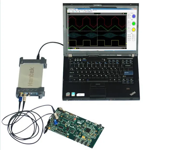 Осциллограф Hantek 6022BL PC-Based Oscilloscope 20MHZ 16Channels USB Portable Lo — фото лота 2