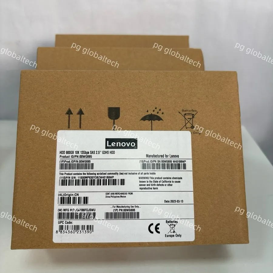 Жёсткий диск Lenovo 00WG695 00WG696 00WG699 900GB 12Gbps 10K 2.5" SAS HDD HARD D