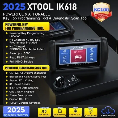 Диагностический сканер XTOOL IK618Key Programmer Bidirectional Diagnostic Tool C — фото лота 1