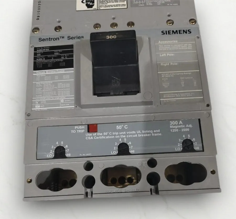 Автоматический выключатель Siemens Sentron Series HJD63F400 Circuit Breaker 400A