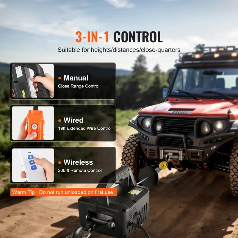 Таль 1500W Electric Hoist Winch 1100LB Wireless Remote Overload Protection Crane