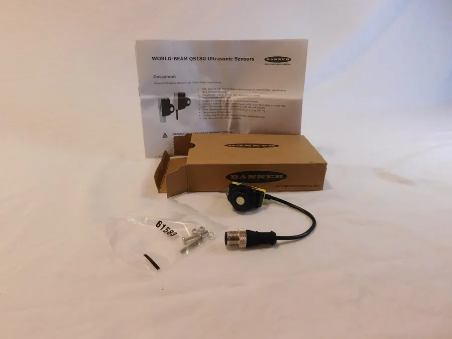 Фотоэлектрический датчик BANNER QS18UPAQ5 PHOTOELECTRIC SENSOR 12-30VDC PNP 50-5 — фото лота 3