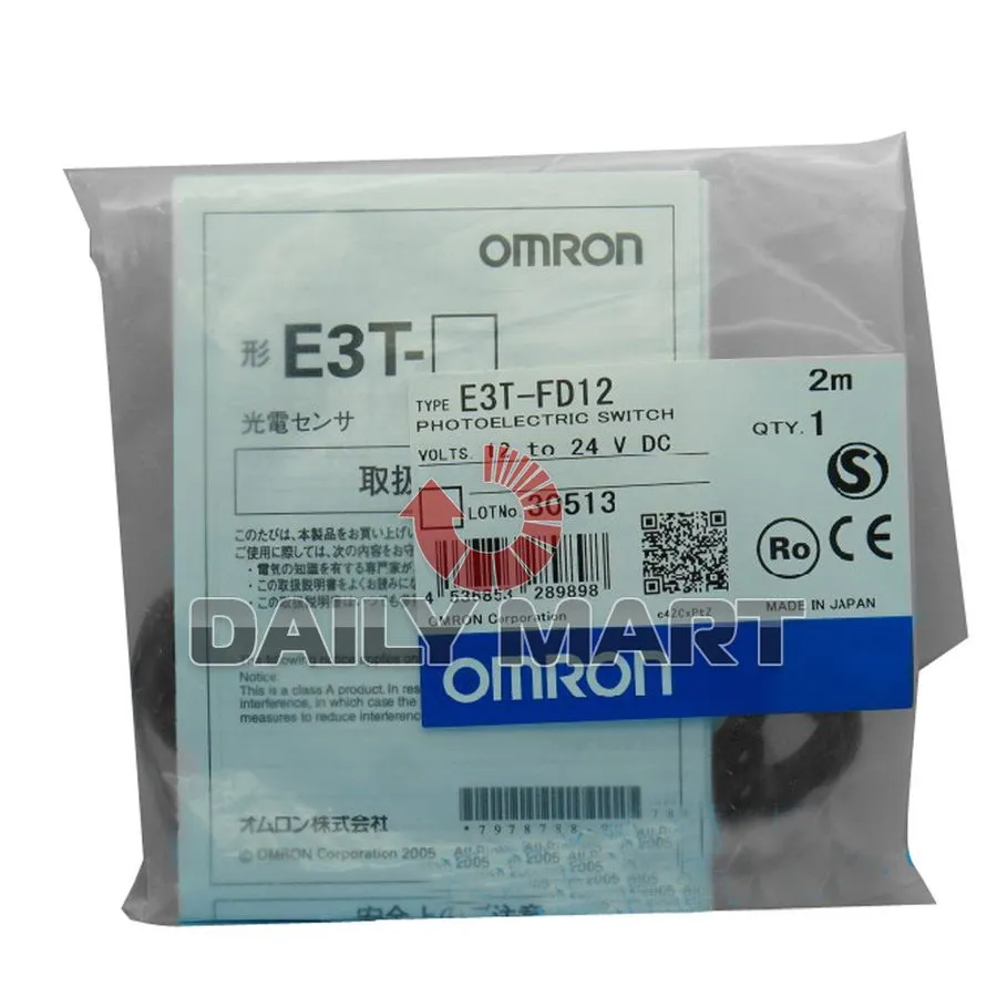 Фотоэлектрический датчик Omron E3T-FD12 Photoelectric Switch Sensor One — фото лота 1