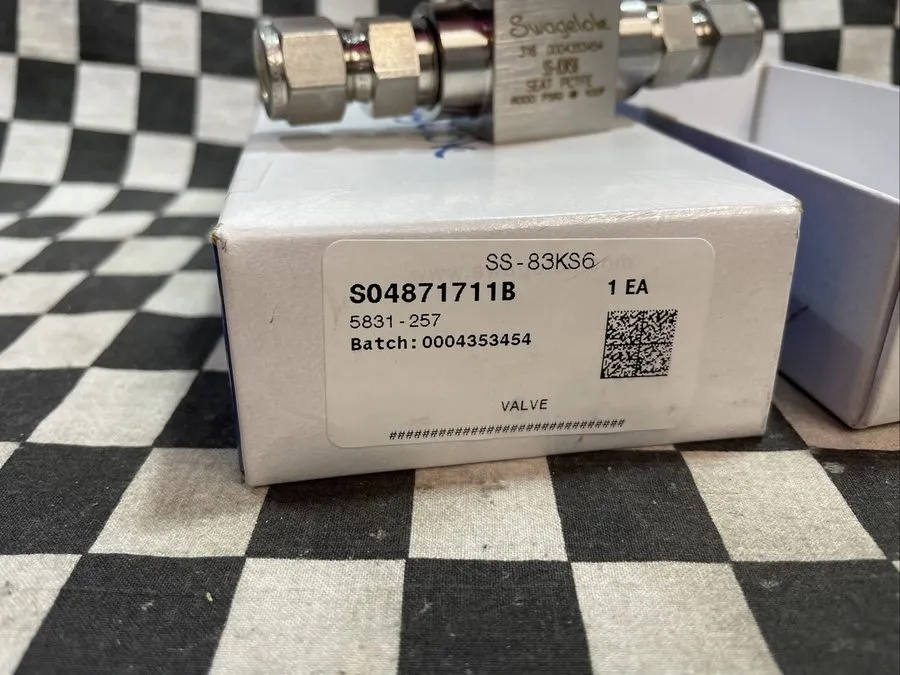 Клапан Swagelok SS-83KS6 high-pressure ball valve shipping