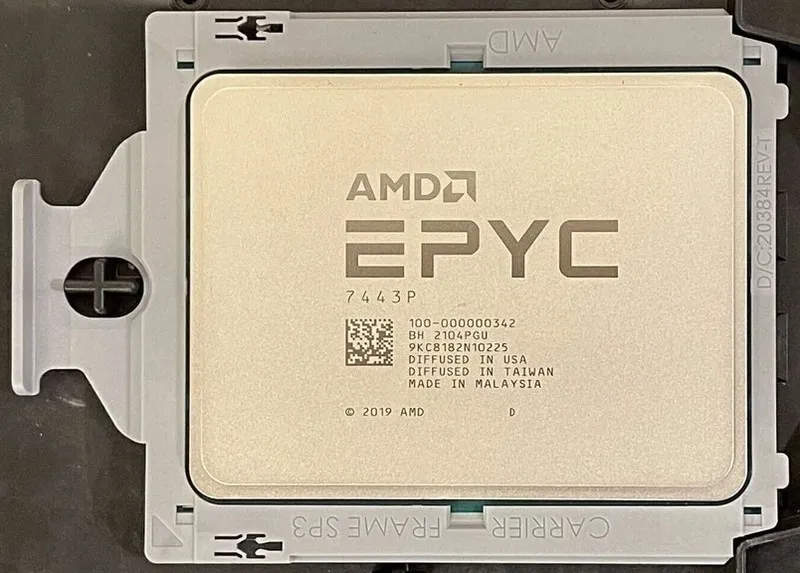 Процессор 100-000000342 Unlocked BULK AMD EPYC 7443P 2.85GHz 24-core 200W Proces