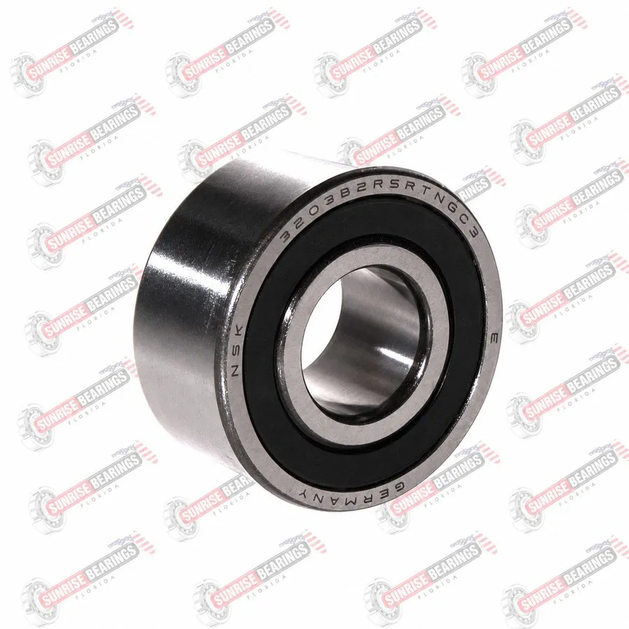 Подшипник NSK GERMANY 3302B 2RSRTNGC3 Angular Contact Ball Bearing Rubber Sealed