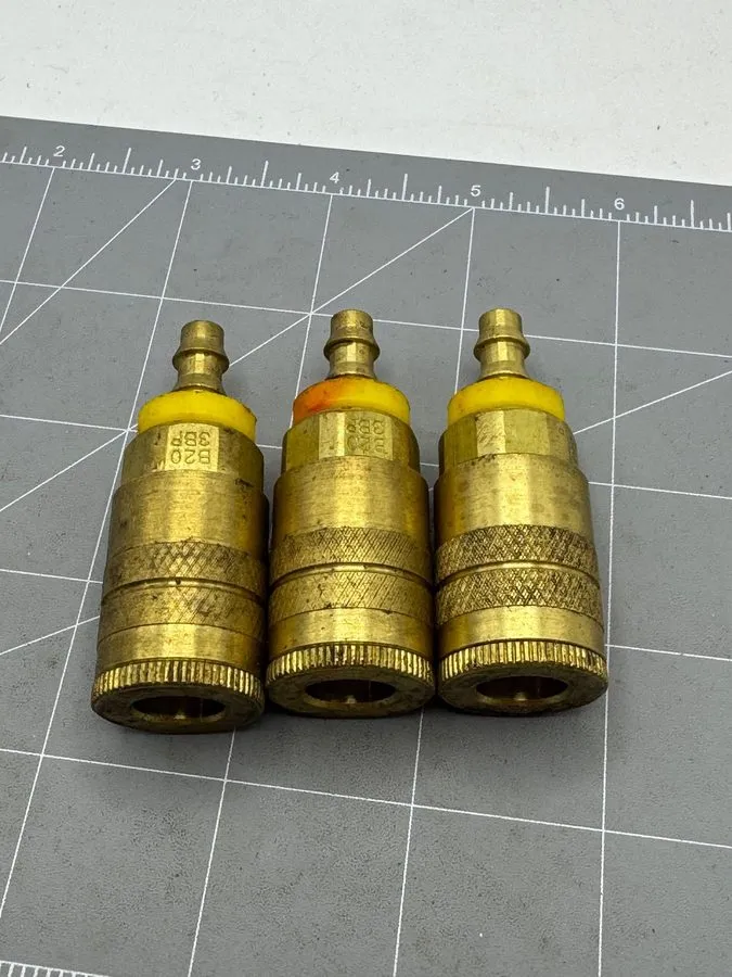 Пневмооборудование Parker B20-3BP Pneumatic Hose Coupling: 1/4" Body Dia, Brass,