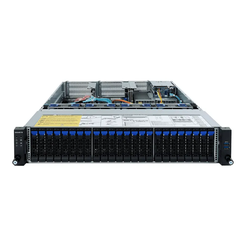 Сервер Gigabyte Rack Server R282-Z91+2x EPYC 7443 26x 2.5" SAS 2x 1600W No Disk