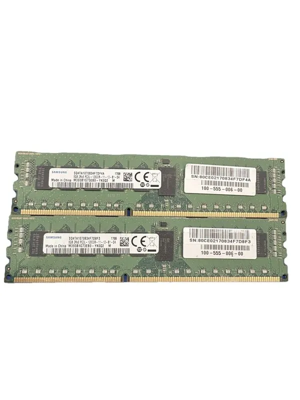 Модуль памяти Samsung 8GB 2Rx8 PC3L-12800R-11-13-B1-D4 ECC REG Server RAM M393B1 — фото лота 1